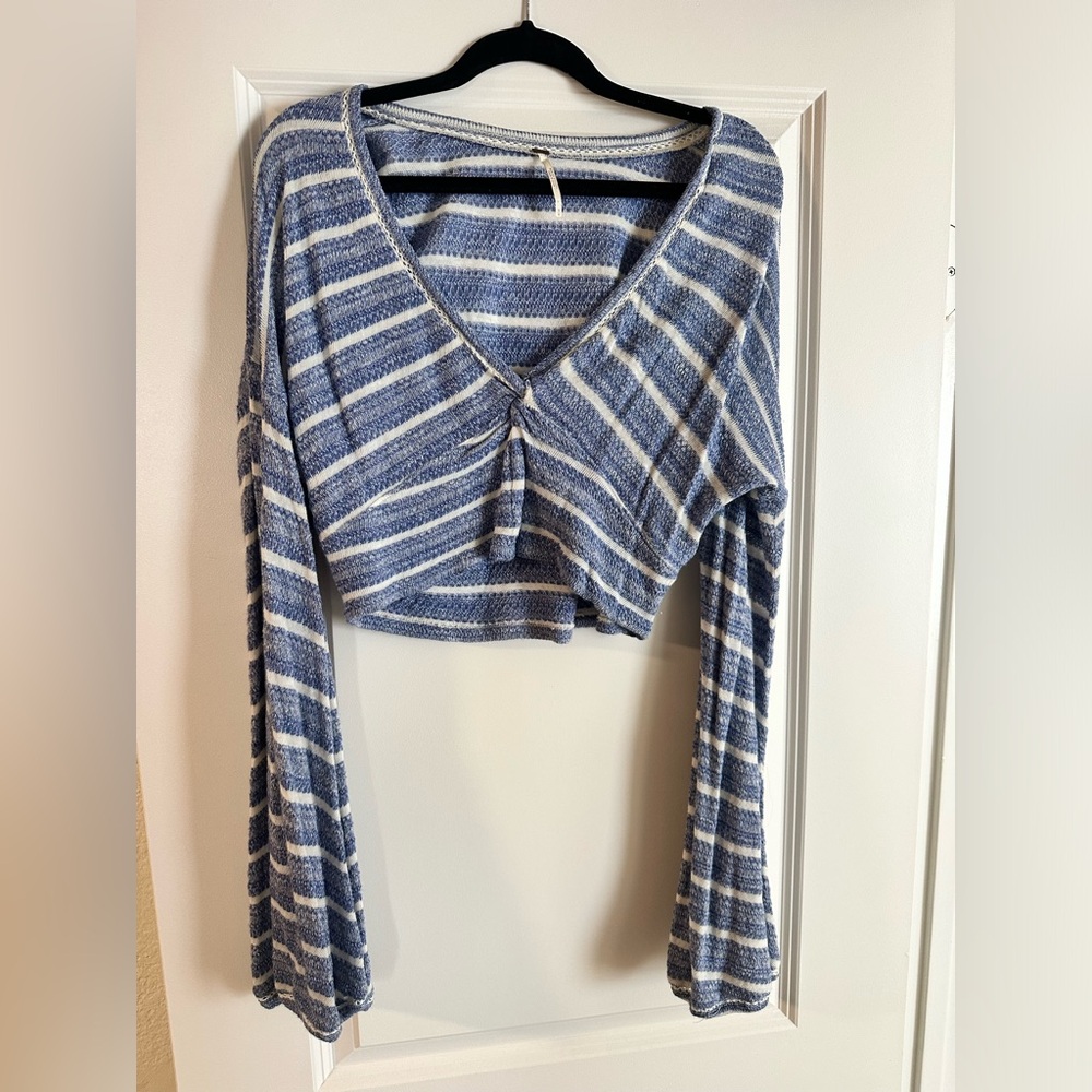 Free People Give it a Spin Bell-Sleeved Sweater - Picture 2 of 6